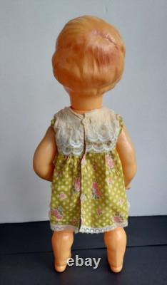 Vintage 1960's USSR Russian Soviet CELLULOID LARGE Toy Doll GIRL