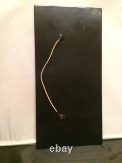 Vintage 1967 Russian Soviet USSR Lacquer Fedoskino Plaque Crane's Sign Kuznethov Vintage 1967 Russian Soviet USSR Lacquer Fedoskino Plaque Crane's Sign Kuznethov