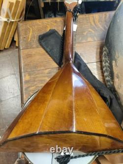 Vintage 3-String Balalaika USSR (CCCP) Marked With Case