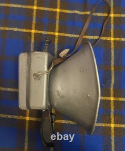 Vintage 70s USSR Soviet Russian Portable Loudspeaker Megaphone with Neck Strap