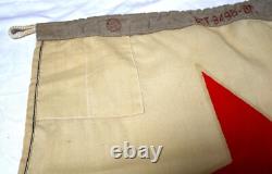 Vintage Authentic 1990 Soviet USSR Russian Navy Hydro-graphic Huge flag #112
