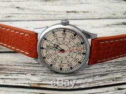 Vintage Aviator Russian Watch 2209 Men's Original Soviet USSR LACO Mechanical