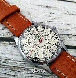 Vintage Aviator Russian Watch 2209 Men's Original Soviet USSR LACO Mechanical