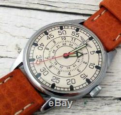 Vintage Aviator Russian Watch 2209 Men's Original Soviet USSR LACO Mechanical