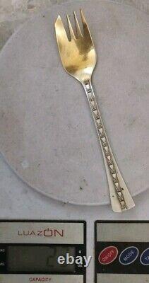Vintage Fork sterling silver 916 Russian Soviet USSR Old RARE 23 Gs