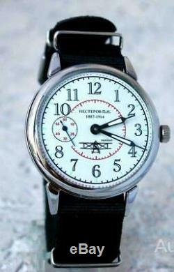Vintage LACO Wrist Watch Russian USSR Aviator Soviet Mechanical Rare Men's Servi