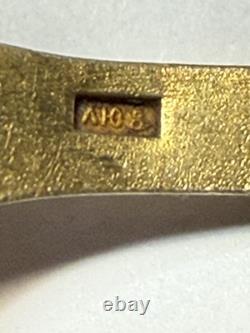 Vintage Leningrad 875 Silver Russian / Soviet Enamel Spoons Lot Of 4