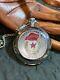 Vintage Molnija Russian Soviet Ussr Pocket Watch 1941-45 Cccp Flag Ww2 Excellent