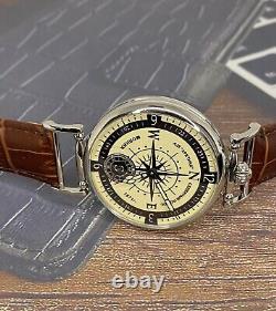 Vintage Molniya Watch Compass Mechanical Soviet Russian USSR Molnija Men Nato