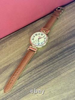 Vintage Molniya Watch Mechanical Aviator Wrist Golden Russian USSR Molnja Soviet