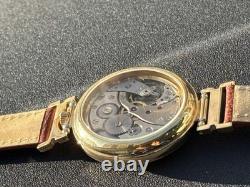 Vintage Molniya Watch Mechanical Aviator Wrist Golden Russian USSR Molnja Soviet
