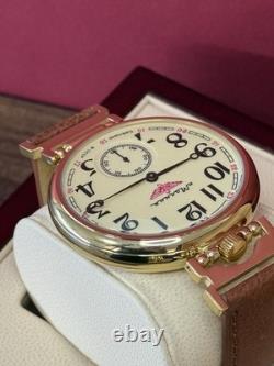 Vintage Molniya Watch Mechanical Aviator Wrist Golden Russian USSR Molnja Soviet