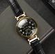 Vintage Molniya Watch Mechanical Soviet Russian Ussr Molnija Men Leather Strap/
