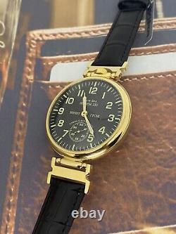 Vintage Molniya Watch Mechanical Soviet Russian USSR Molnija Men Leather Strap