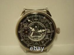 Vintage Molniya Watch Mechanical Wrist Masonic Russian Soviet USSR Molnija Rare