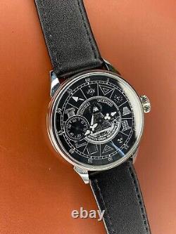 Vintage Molniya Watch Mechanical Wrist Masonic Russian Soviet USSR Molnja Rare