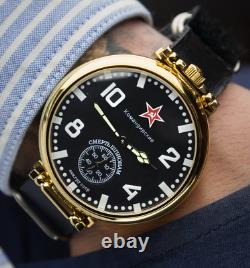 Vintage Molniya Watch Mechanical komandirskie Molnija Russian Soviet USSR Star