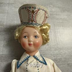 Vintage NEW Russian USSR Soviet Moscow Toy Co. Estonian 1960s -70s Doll