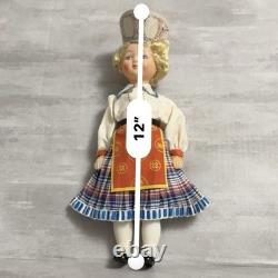 Vintage NEW Russian USSR Soviet Moscow Toy Co. Estonian 1960s -70s Doll