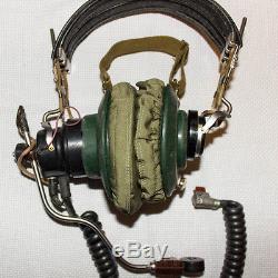 Vintage NEW Soviet Russian USSR Military Radio Headphones AG-2 With Microphone