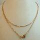 Vintage Original Soviet Rose Gold Chain 14 Kt 585, Russian Gold Necklace Chain