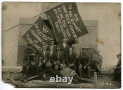 Vintage Photo USSR veterans of the Russian Soviet proletarian Revolution RARE