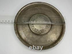 Vintage Plate Cupronickel Tray Dish Soviet USSR Melhior Russian Rare Old 20th