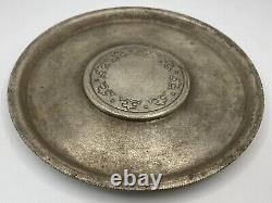 Vintage Plate Cupronickel Tray Dish Soviet USSR Melhior Russian Rare Old 20th