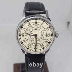 Vintage Pobeda Watch Aviation Mechanical USSR Soviet Wrist Russian Rare Men's