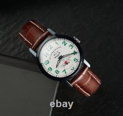 Vintage Pobeda Watch Shturmanskie Mechanical 1-MCHZ Russian Zim Soviet USSR Rare