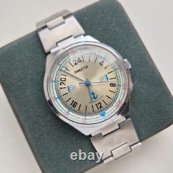 Vintage RAKETA 24 HOURS POLAR ANTARCTIC USSR Russian SOVIET Wristwatch 2623H