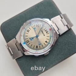 Vintage RAKETA 24 HOURS POLAR ANTARCTIC USSR Russian SOVIET Wristwatch 2623H