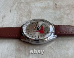 Vintage RAKETA 24 Hour POLAR ANTARCTIC USSR Russian Soviet Watch Watch Cal 2623H