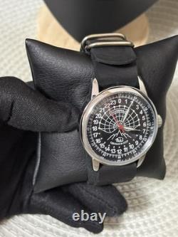 Vintage Raketa 24H Automatic Watch Men's Soviet USSR Polar Expedition Russian