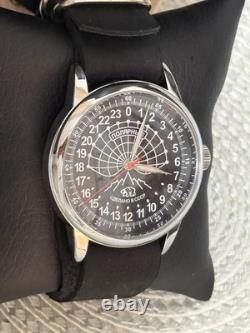 Vintage Raketa 24H Automatic Watch Men's Soviet USSR Polar Expedition Russian