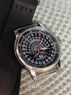 Vintage Raketa 24H Automatic Watch Men's Soviet USSR Polar Expedition Russian