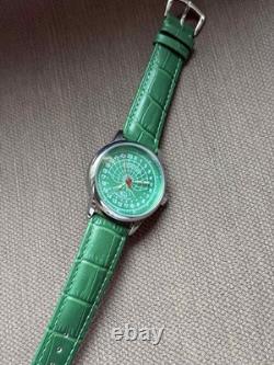 Vintage Raketa 24H Mechanical Watch USSR Soviet Russian Polar Bear Rare Green