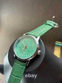 Vintage Raketa 24H Mechanical Watch USSR Soviet Russian Polar Bear Rare Green