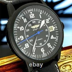 Vintage Raketa Watch Mechanical Aviator Military USSR Russian Wrist Soviet Men's