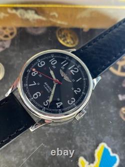 Vintage Raketa Watch Mechanical Aviator Wrist Russian Soviet USSR Military Rare