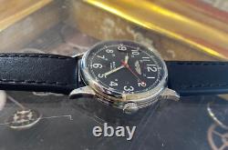 Vintage Raketa Watch Mechanical Aviator Wrist Russian Soviet USSR Military Rare