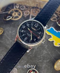 Vintage Raketa Watch Mechanical Aviator Wrist Russian Soviet USSR Military Rare