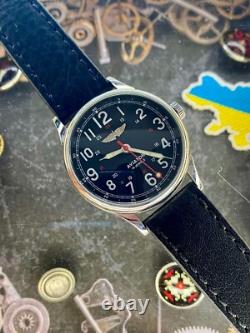 Vintage Raketa Watch Mechanical Aviator Wrist Russian Soviet USSR Military Rare