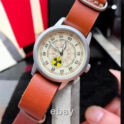 Vintage Raketa Watch Mechanical Radiation Military Wrist Russian Soviet USSR Men