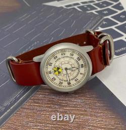Vintage Raketa Watch Mechanical Radiation Military Wrist Russian Soviet USSR Men