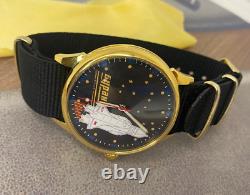 Vintage Raketa Watch Spacecraft Mechanical Buran USSR Russian Wrist Soviet Men's