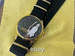 Vintage Raketa Watch Spacecraft Mechanical Buran USSR Russian Wrist Soviet Mens