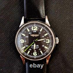 Vintage Rare Raketa Watch Mechanical Aviator Wrist Russian Soviet Military USSR