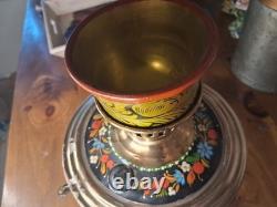 Vintage Rare Soviet Russian Hand Painted Samovar ELECTRIC USSR TEA