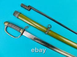 Vintage Replica Soviet Russian USSR WW2 Cavalry Shashka Sword Scabbard Bayonet